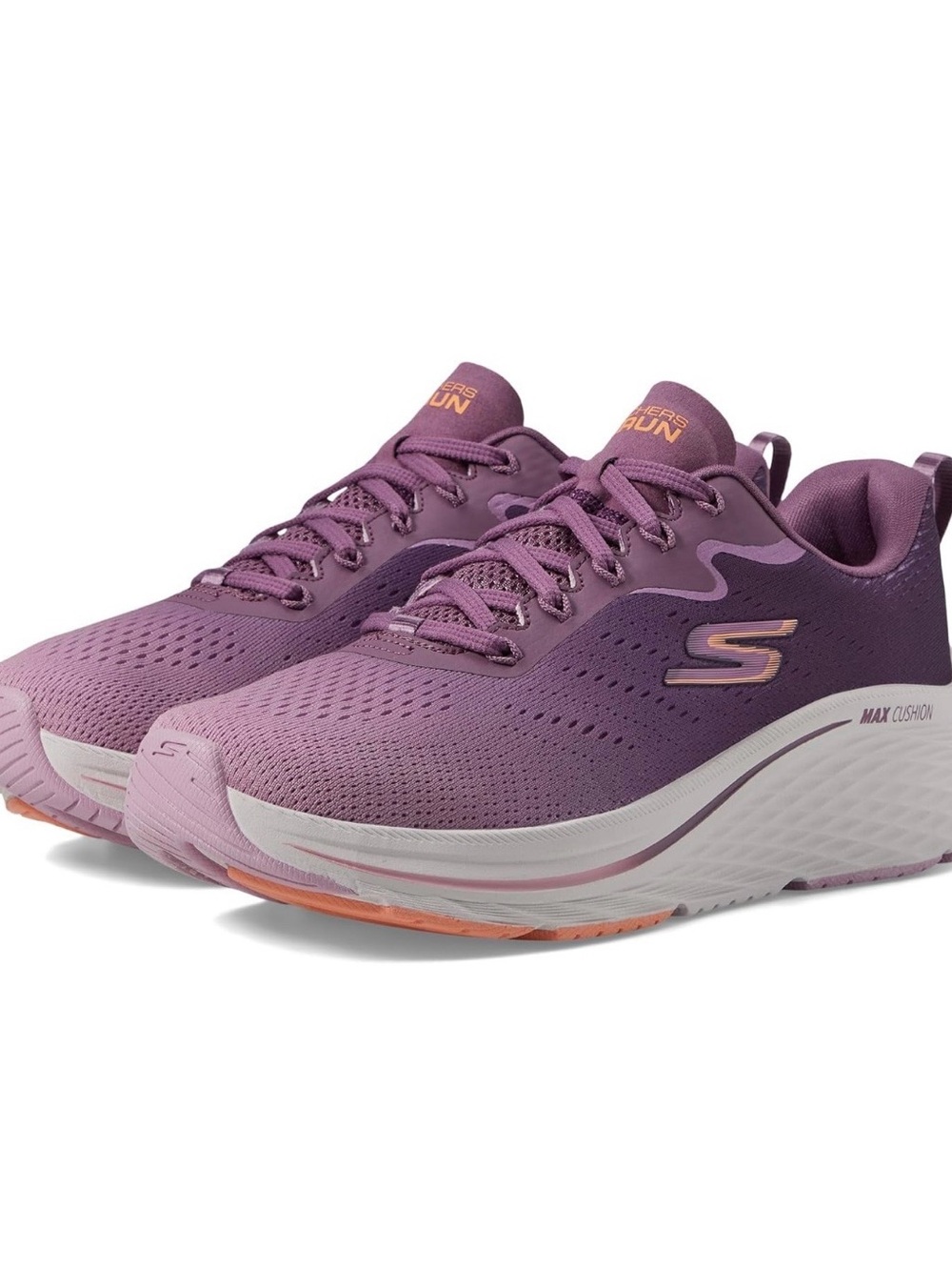 Skechers Women's Lavender/Purple Max-Cushion Athletic Sneakers Elite 20